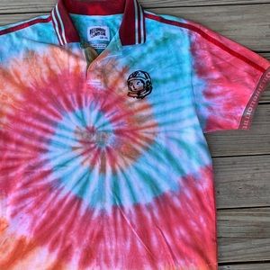 Billionaire Boys Club Tie Dye Mens Polo Dress Shirt